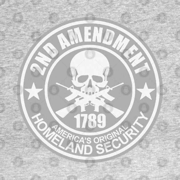 2nd Amendment - Homeland Security by  The best hard hat stickers 